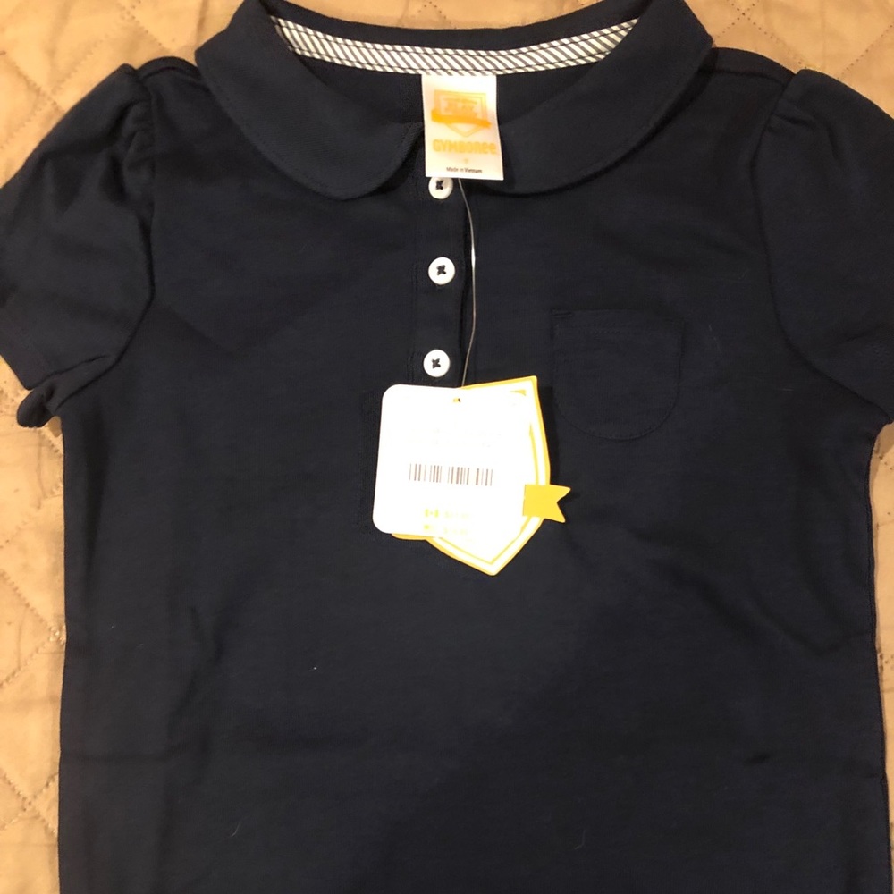 NWT Gymboree navy blue polo shirt